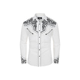 Western Embroidered Cowboy Shirts for Men